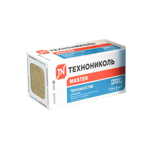 Утеплитель Технониколь ТЕХНОАКУСТИК 1200х600х50мм (0,2880м3) 24шт/пал	5,7600м2